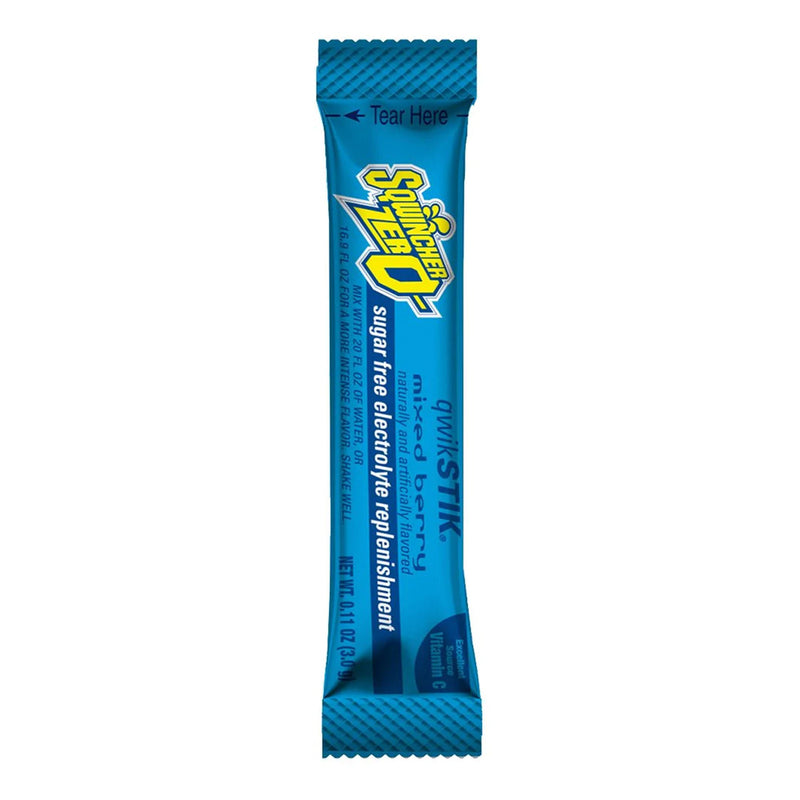 Sqwincher® Quik Stik® Zero Mixed Berry Electrolyte Replenishment Drink Mix