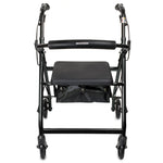 McKesson Folding Aluminum Four-Wheel Rollator, Black