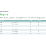 Mepore® Adhesive Dressing, 3 X 4 inch