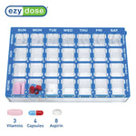 Pharmadose® Locking Pill Planner 7-Day, Four Times a Day Pill Organizer