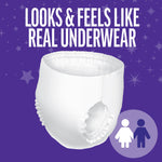 Cuties® Sleep Overs® Absorbent Underwear, Extra Large