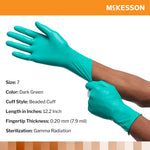McKesson Perry® Performance Plus Polychloroprene Surgical Glove, Size 7, Green