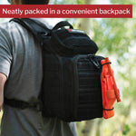 My Medic Recon First Aid Kit Backpack with Emergency Medical Supplies, Black
