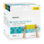 McKesson CanDo® Exercise Extra-Light Resistance Band, Yellow, 5 Inch x 50 Yard