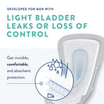 Prevail® Daily Male Guards Maximum Bladder Control Pad, 12.5-Inch Length