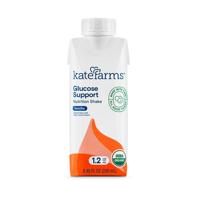 Kate Farms® Glucose Support 1.2 Vanilla Nutrition Shake for Diabetics, 8.45-oz.