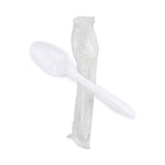 McKesson Polypropylene Spoon, White