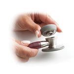 Adscope™ 601 Cardiology Stethoscope, Black Tubes