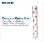 Table Paper McKesson 18 Inch Width 125 Foot Length Print (Sea Friends) Crepe