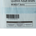 Simplicity Unisex Adult Incontinence Briefs, Moderate Absorbency, Large, Blue
