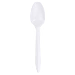 McKesson White Polypropylene Spoon, 5.5 Inch Long