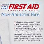 American® White Cross Nonadherent Dressing, 3 x 4 Inch