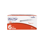 Standard Insulin Syringe with Needle Veo™ Ultra-Fine™ 1 mL 15/64 Inch 31 Gauge NonSafety Regular Wall