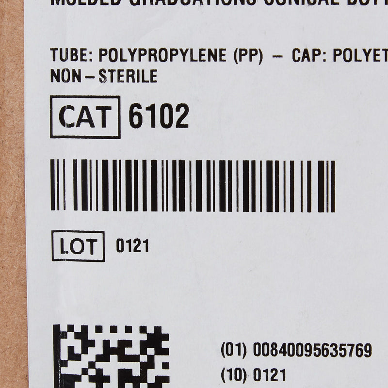 Globe Scientific Storage and/or Transport Tube, 10 mL, 16 x 93 mm