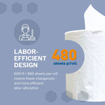 Paper Towel McKesson Perforated Roll 7-5/8 Inch X 600 Foot
