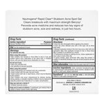 Neutrogena® Rapid Clear Stubborn Acne Spot 10% Benzoyl Peroxide Gel, 1 ounce