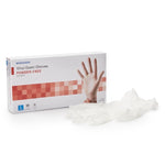 Exam Glove McKesson Confiderm® Medium NonSterile Vinyl Standard Cuff Length Smooth Clear Not Rated