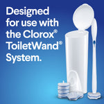 Toilet Bowl Cleaner Disinfecting Refill Pads Clorox® Blue / White, 3 Inch, Sponge Head