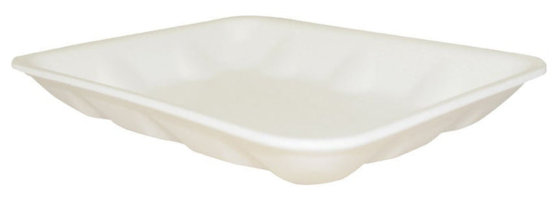 Food Service Tray Novipax 0.63 X 5-3/4 X 8-1/4 Inch White Foam