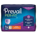 Female Adult Absorbent Underwear Prevail® Per-Fit® Women Pull On with Tear Away Seams Large Disposable Moderate Absorbency