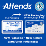Attends® Extra Heavy Absorbency Briefs, Medium