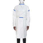 Chemotherapy Procedure Gown One Size Fits Most White Sterile ASTM F739-12 Disposable