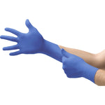 Exam Glove MICROFLEX® Cobalt® Medium NonSterile Nitrile Standard Cuff Length Fully Textured Blue Not Rated