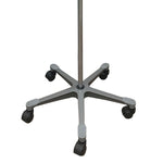 IV Stand Floor Stand 2 Hooks 5 Legs with Casters