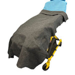 First Comfort Fleece Thermal Blanket, Gray, 40 x 80 Inch