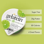 Oral Supplement Gelatein® Lime Flavor Gel 4 oz. Cup