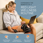 Light Therapy Knee Brace BioRecover™ One Size Fits Most Hook and Loop