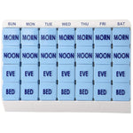 Apex Medi Tray Pill Organizer, Days of the Week / Morn, Noon, Eve, Bed
