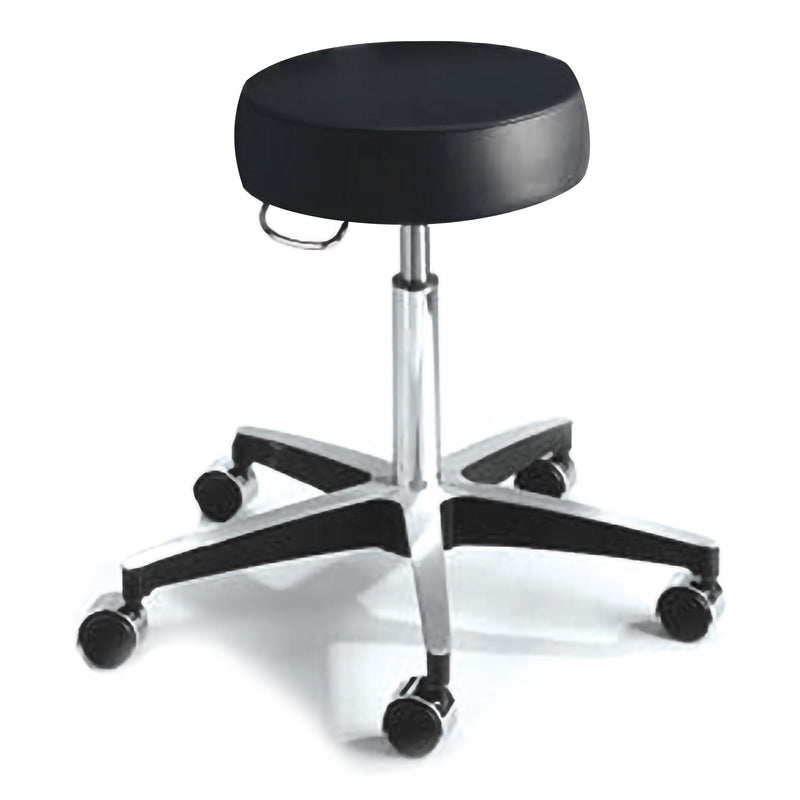 McKesson Round Pneumatic Exam Stool, Black, without Backrest