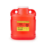 BD Red Sharps Container, 6.9 Quart, 9.4 x 11.5 x 5.3 Inch