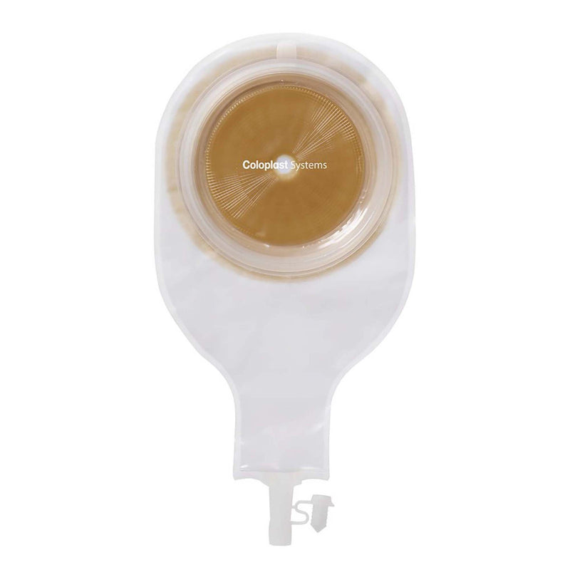 Ostomy Pouch Assura® Post-op Standard Wear One-Piece System 13 Inch Length Flat, Trim to Fit Transparent