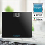 Floor Scale Trackstar Digital Display 550 lbs. / 250 kg Weight Capacity Black Battery Operated