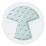 Zetuvit® Plus Silicone Border Super Absorbent Dressing, 10 x 10 Inch Heel
