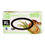 Exam Glove Restore® Touch X-Large 250 per Box NonSterile Nitrile Standard Cuff Length Textured Fingertips Green Chemo Tested