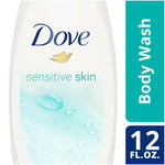Dove® Sensitive Skin Body Wash, Unscented, 12-ounce Bottle