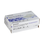 Water Resistant Medical Tape McKesson Transparent 1/2 Inch X 10 Yard Plastic NonSterile