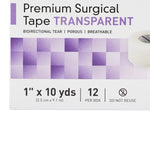 Water Resistant Medical Tape McKesson Transparent 1 Inch X 10 Yard Plastic NonSterile