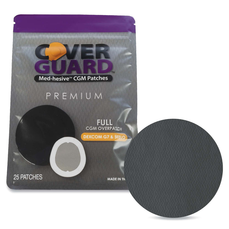 Sensor Overpatch CoverGuard Black For Dexcom G7 Sensor