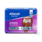 Attends® Discreet Women's Underwear, Level 5, Large