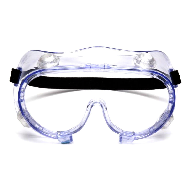 Protective Goggles Pyramex® Fit Over Uncoated Clear Tint Polycarbonate Lens Clear Frame Elastic Strap One Size Fits Most
