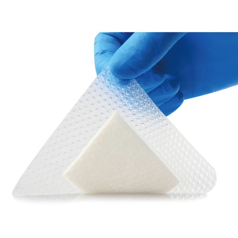Super Absorbent Dressing ExcelSAP™ Square 6 X 7 Inch With Border Sterile