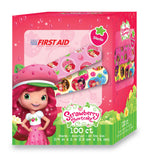 American® White Cross Stat Strip® Strawberry Shortcake Design Adhesive Strips