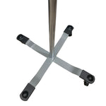 IV Stand Floor Stand 2 Hooks 4 Legs with Casters