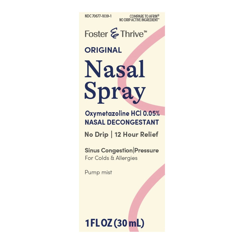 Foster & Thrive™ Oxymetazoline 0.05% Saline Nasal Spray