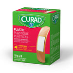 Curad® Tan Adhesive Strip, 3/4 x 3 Inch
