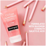 Neutrogena® Oil-Free Acne Wash Pink Grapefruit Foaming Scrub, 4.2-ounce Tube
